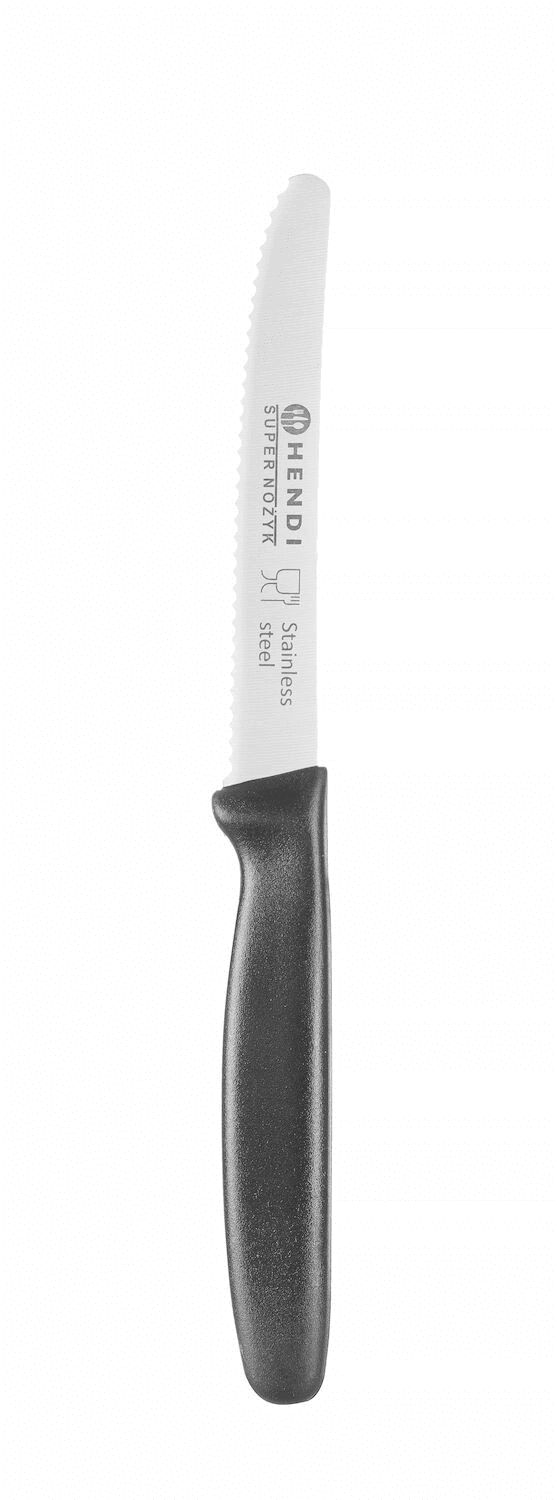 Ніж універсальний, HENDI, зубчастий, чорний, (L)220 мм 842089 Hendi PVC (Polyvinylchloride) - зображення 1