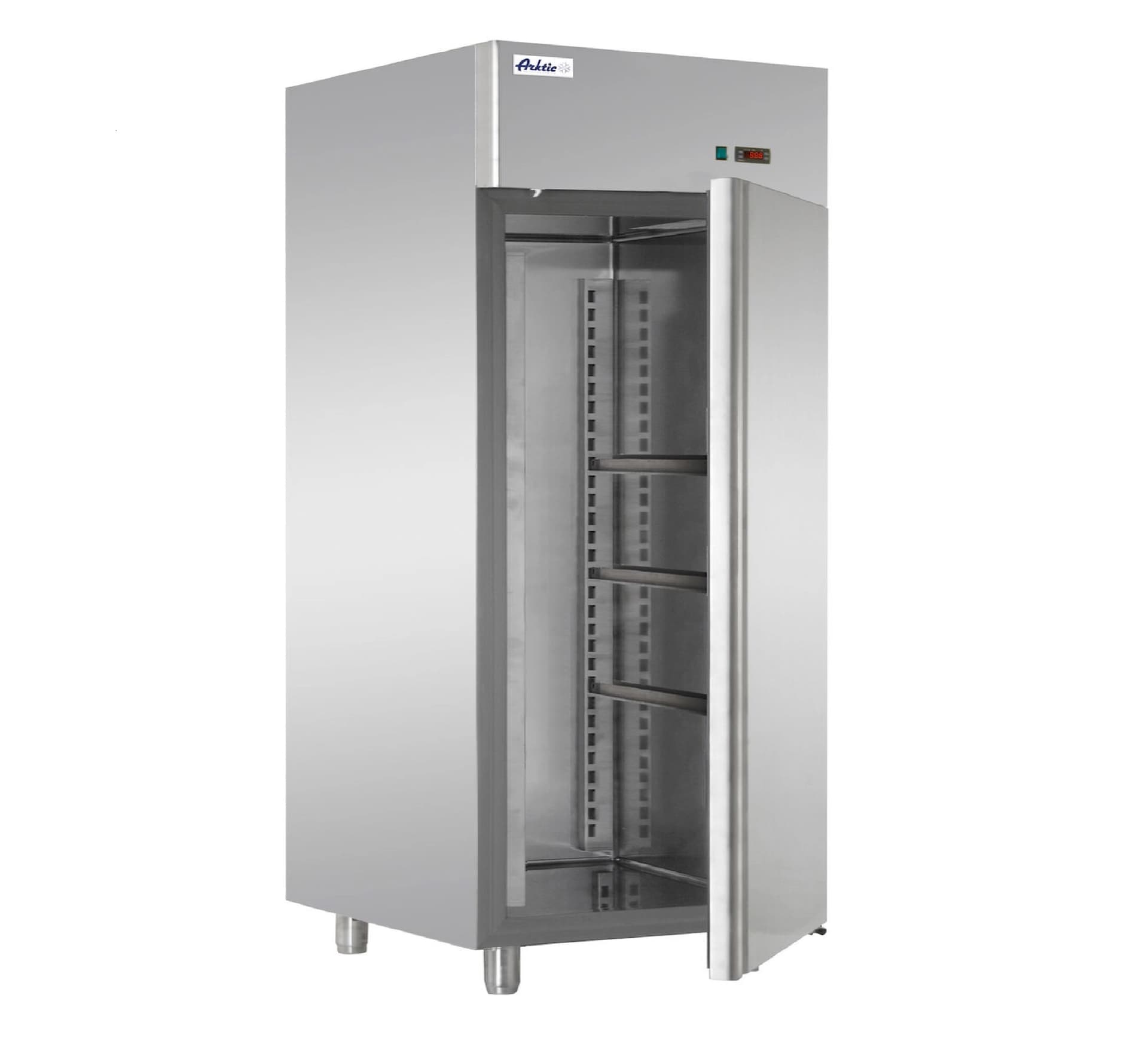 Холодильна кондитерська шафа однодверна 413л, 230В/557Вт, 710х800х(В)2100мм 237816 Hendi 18/10 Stainless steel - зображення 1