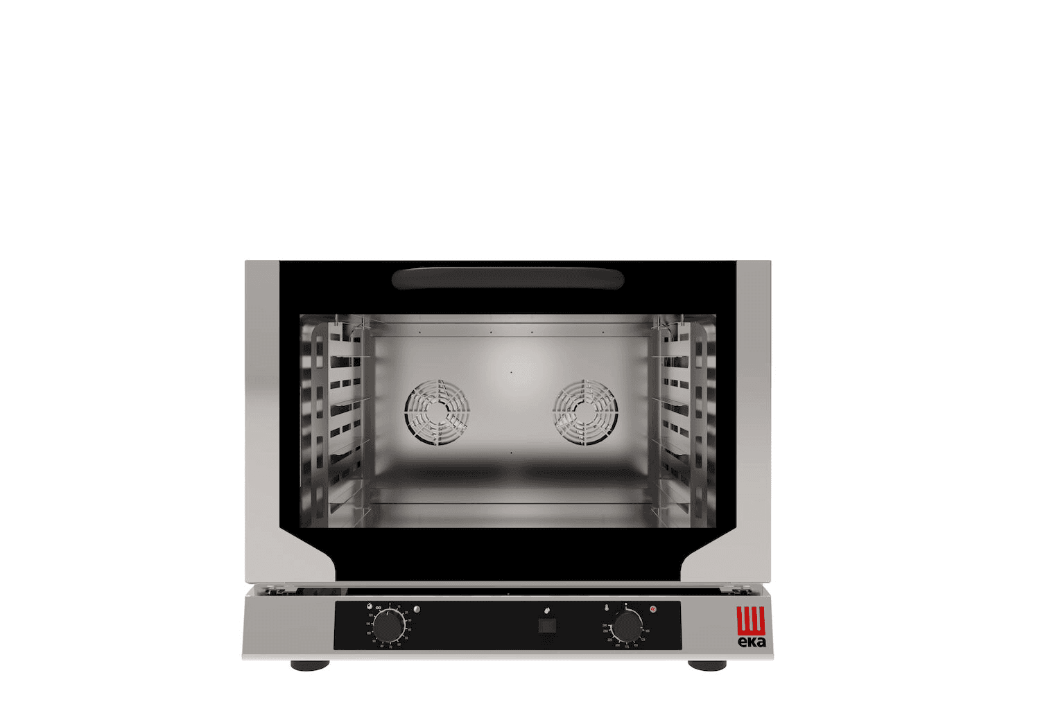 Піч конвекційна з вологістю Evolution Next 4x 600x400, електрична, з електромеханічним управлінням, однофазна, Tecnoeka, 220-240В/3400Вт, 783x755x(В)634мм EKF464N Hendi Stal nierdzewna 18/0 - зображення 1