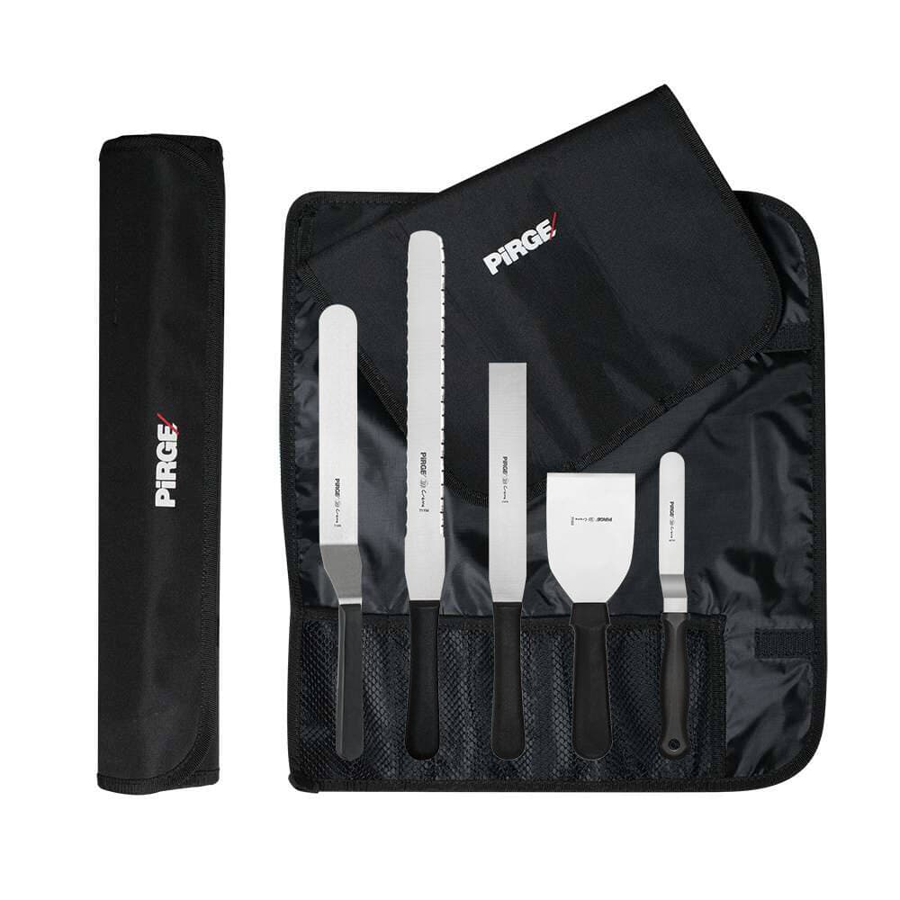 Набір кондитерських лопаток 5шт CREME, чорний PRG71219-01 Pirge - зображення 1