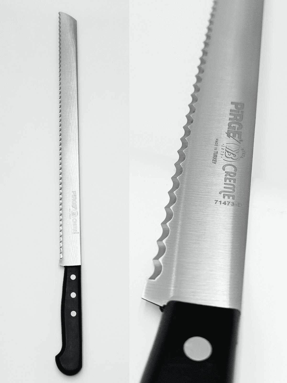 Ніж для торта (тип В), CREME, 35 см, чорний PRG71473-B-01 Pirge Чорний - зображення 1