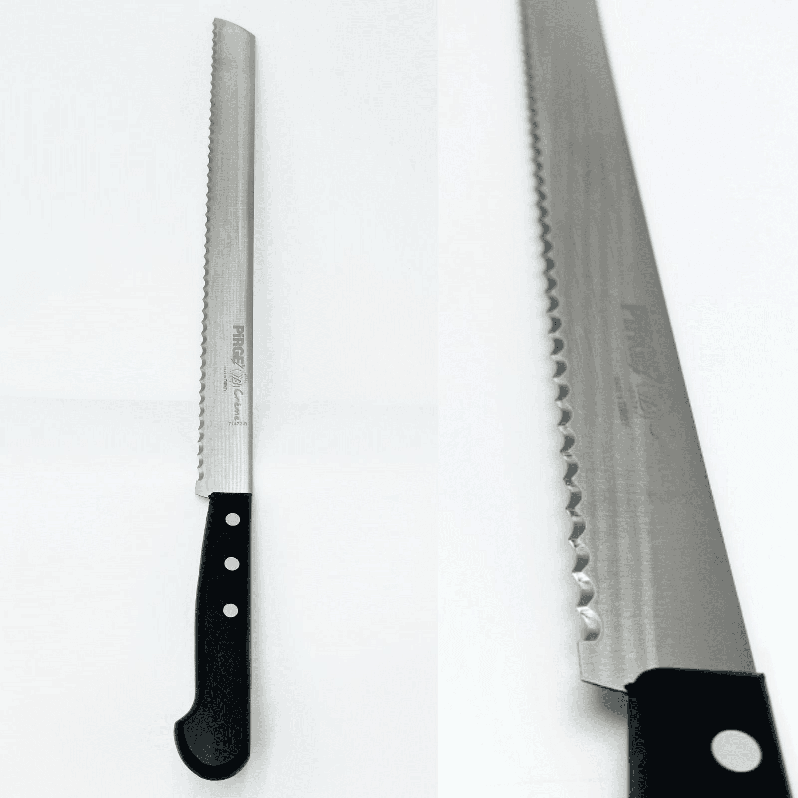 Ніж для торта (тип В), CREME, 30 см, чорний PRG71472-B-01 Pirge Чорний - зображення 1