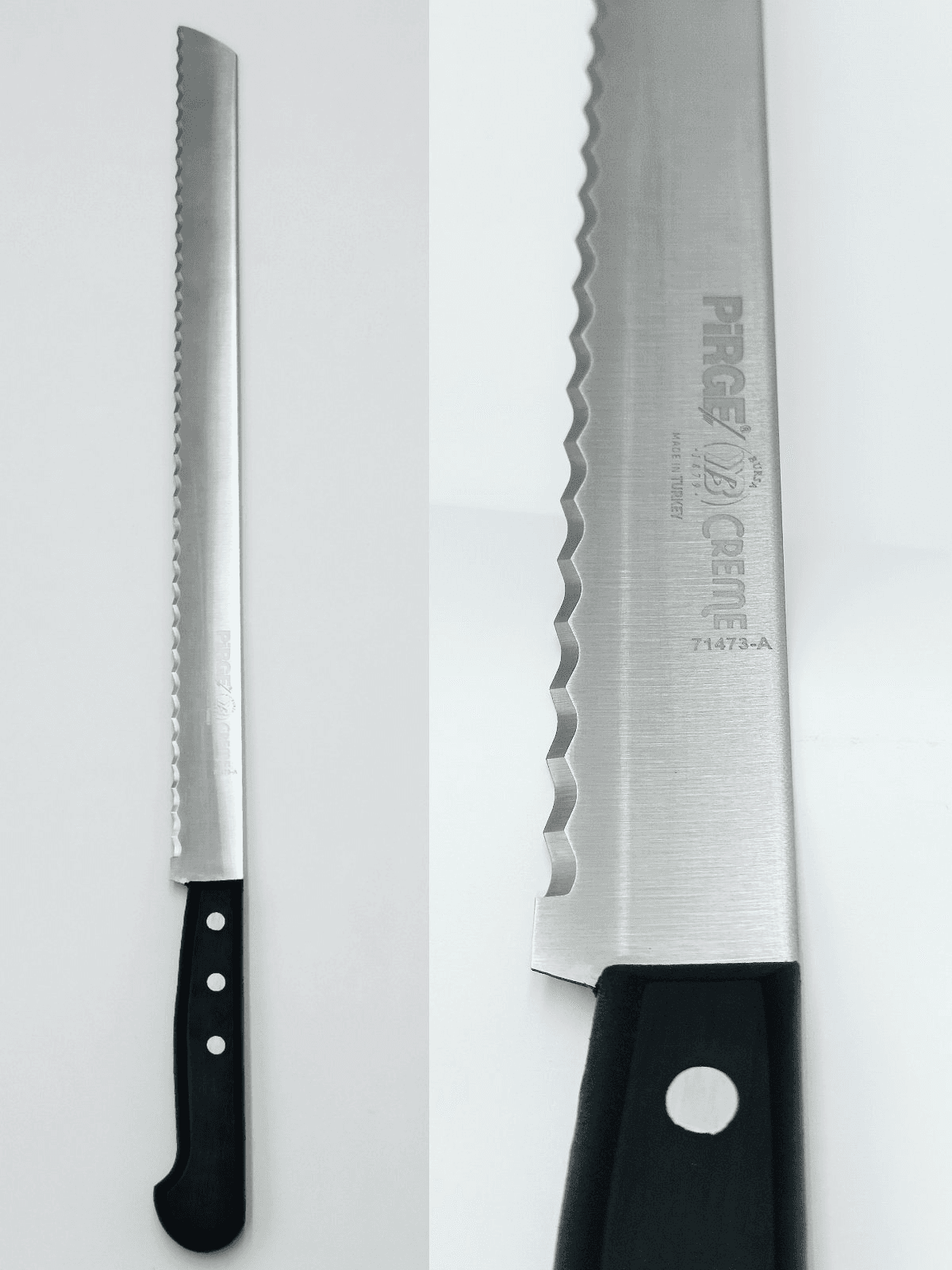 Ніж для торта (тип А), CREME, 35 см, чорний PRG71473-A-01 Pirge Чорний - зображення 1