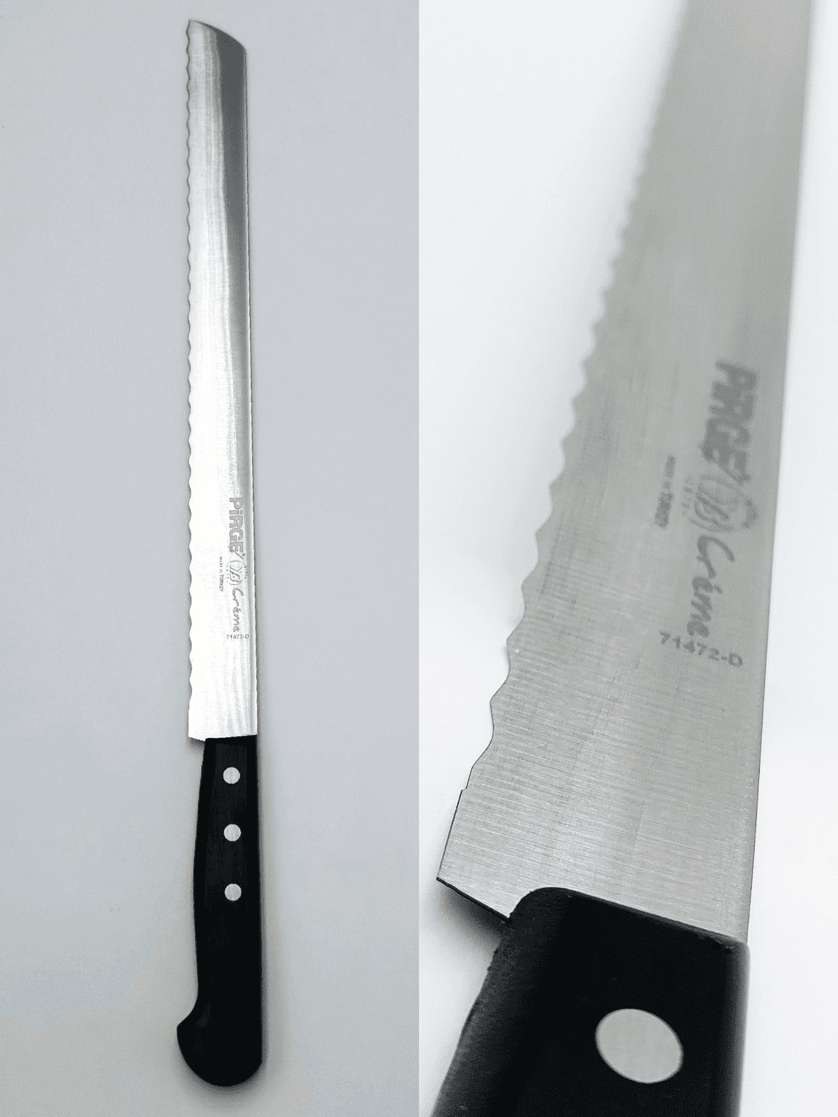 Ніж для торта (тип D), CREME, 30 см, чорний PRG71472-D-01 Pirge Чорний - зображення 1