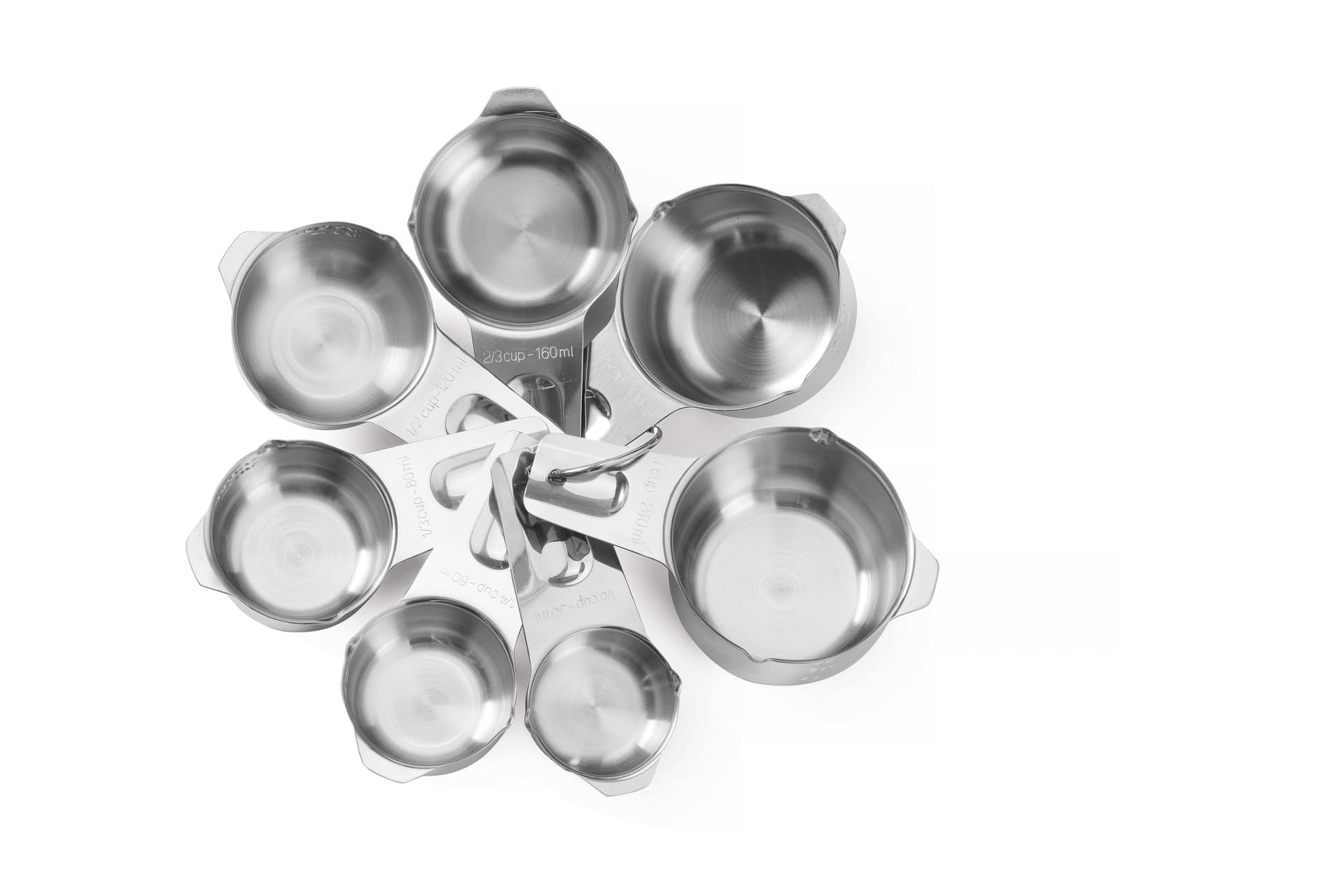 Мірна чаша - набір 7шт, 140x85x(H)52мм 596487 Hendi Stainless steel - зображення 1