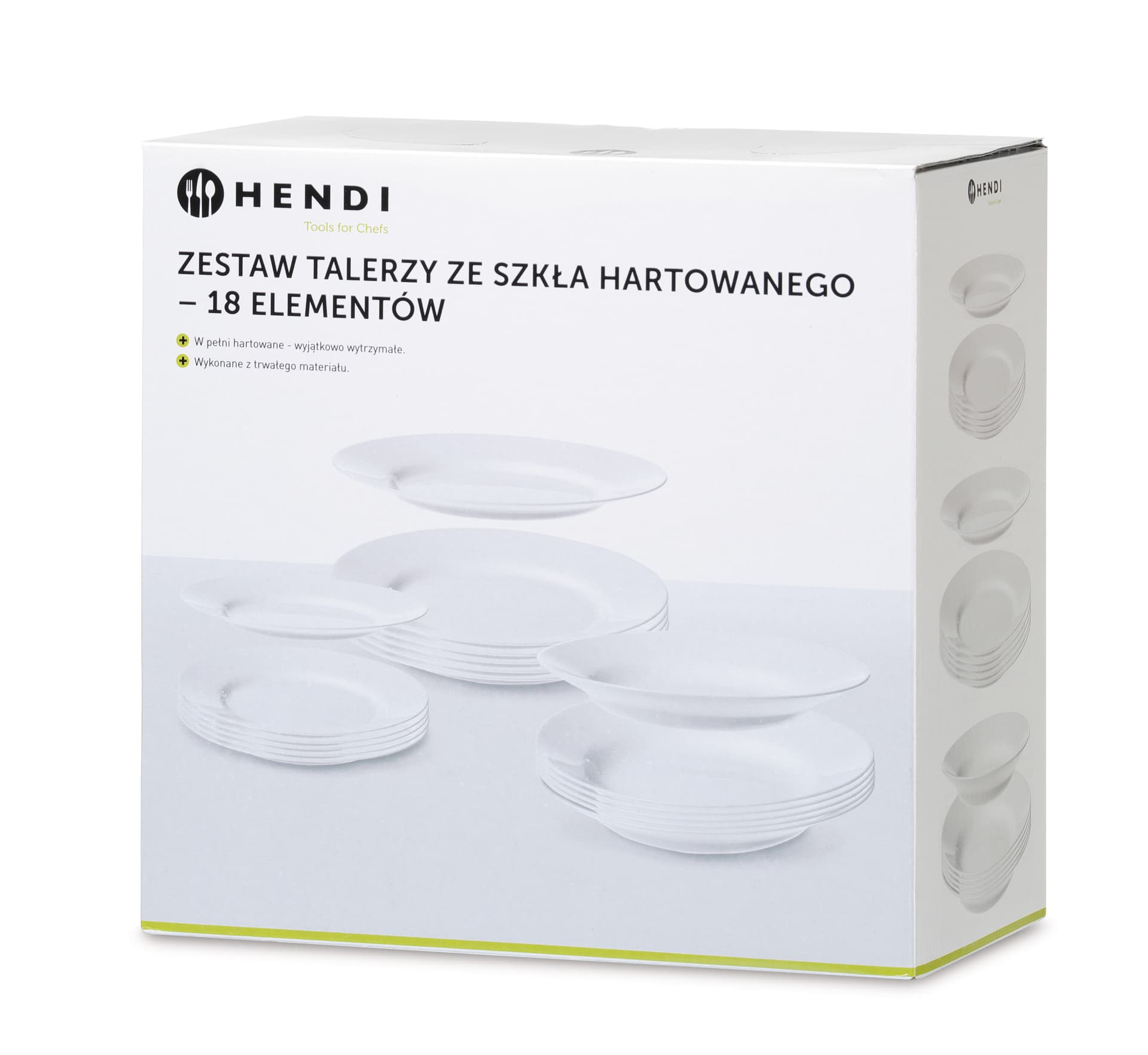 Набір тарілок Opal - 18 шт., HENDI, 18 шт., øмм 795224 Hendi - зображення 1