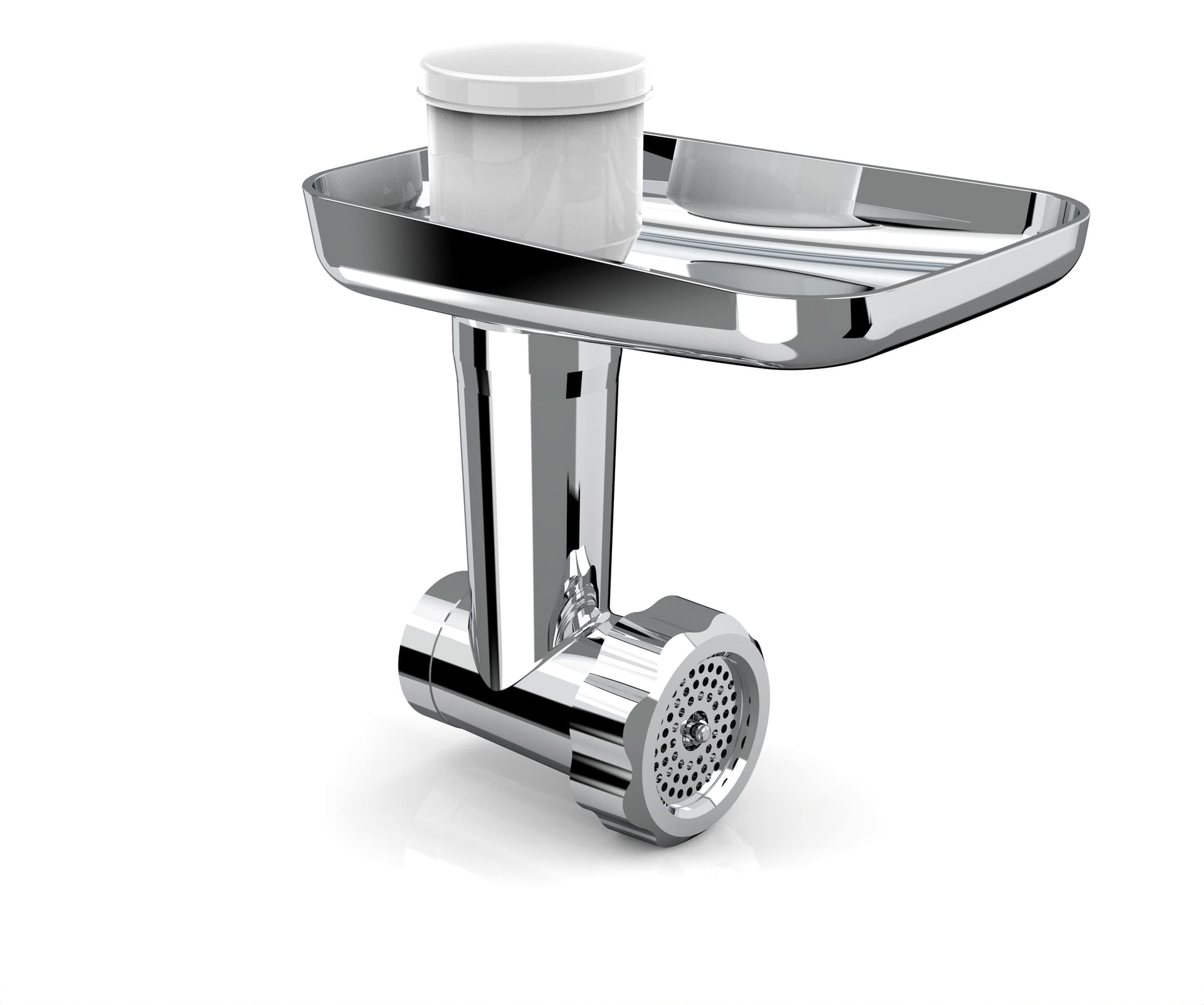 Насадка до міксеру Blackbolt 221570 – насадка для подрібнення м'яса, 137х92х(В)266мм 230114 Hendi 18/10 Stainless steel;PP (Polypropylene);POM (Polyoxymethylene) - зображення 1