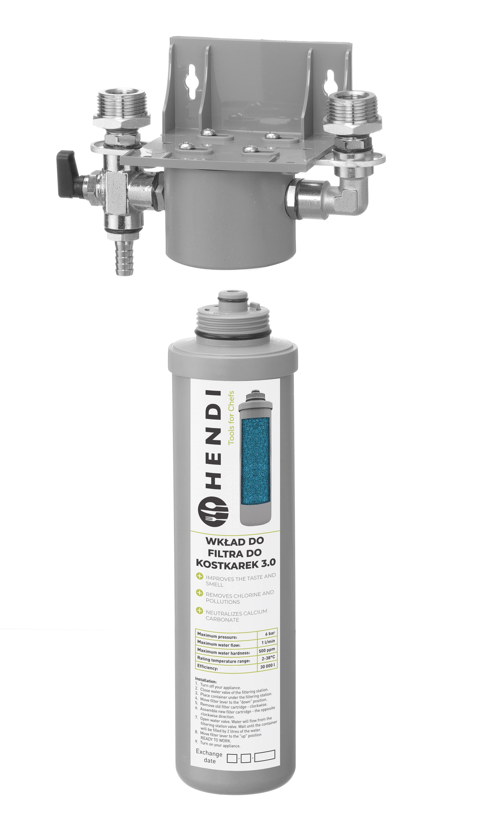 Фільтр для льодогенераторів 3.0 238073 Hendi - зображення 1