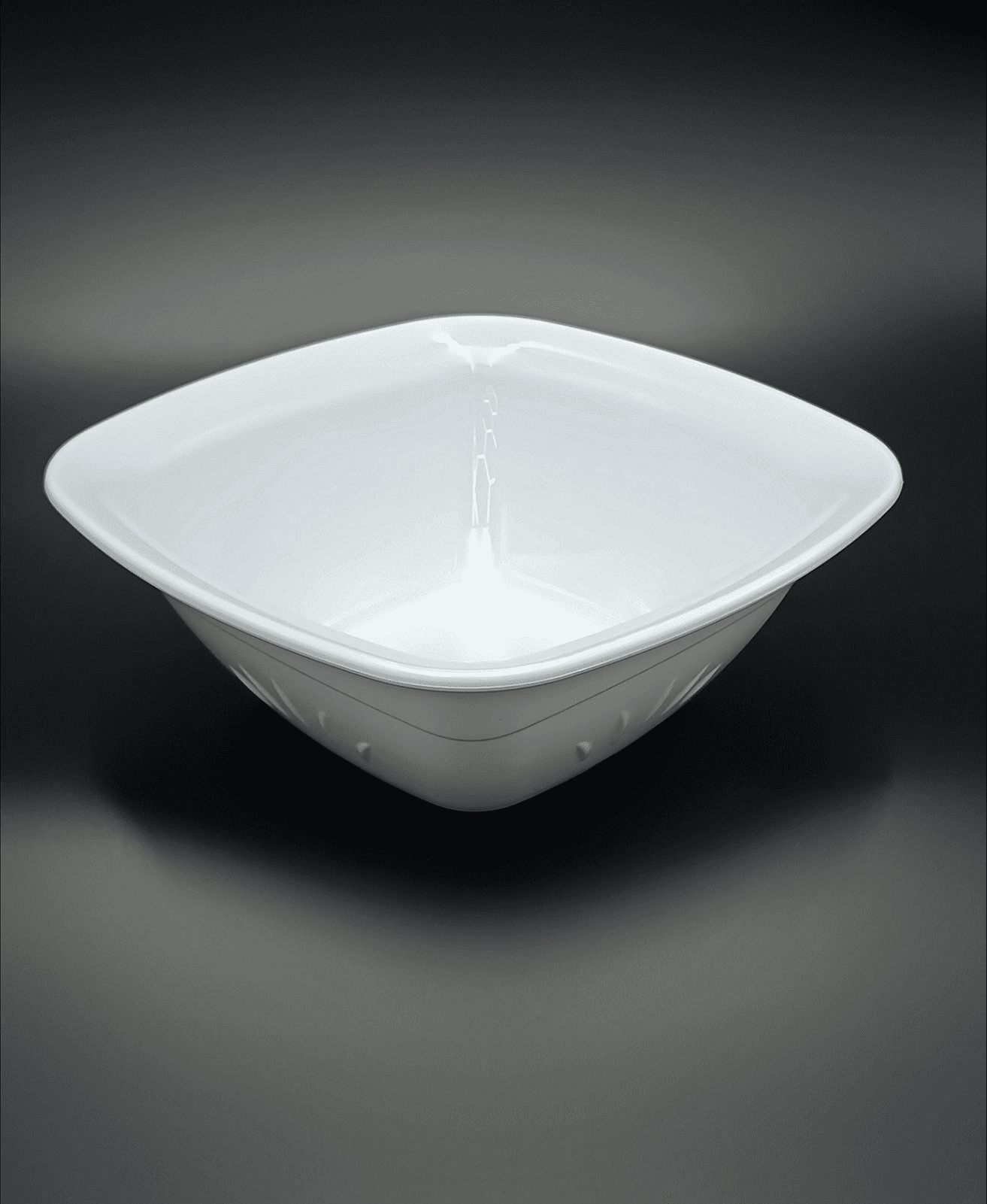 Тарілка квадратної форми з полікарбонату 19,5 см, біла GP--00SK22W Gastro Plast PC Білий - зображення 1