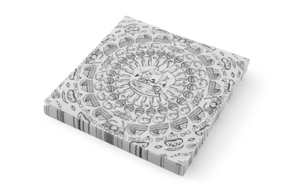 Пергаментний папір - нейтральний малюнок - 306x305 mm 678183 - зображення 1