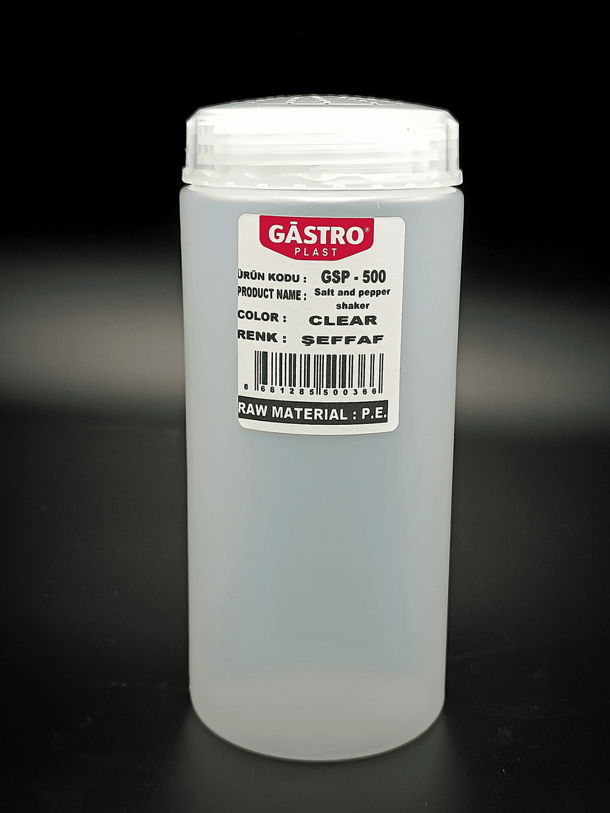 Диспенсер для солі та перцю 500мл, прозорий - зображення 1