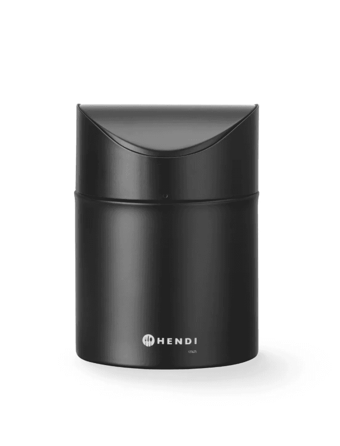 Контейнер для сміття, настільний, ø120x(H)165мм, чорний 440773 Hendi - зображення 1