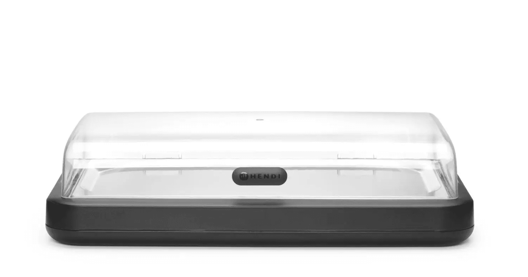 Вітрина одиночна, що охолоджується 1/1, чорна, 593x389x(H)147 мм 871904 Hendi UNIQ - зображення 1