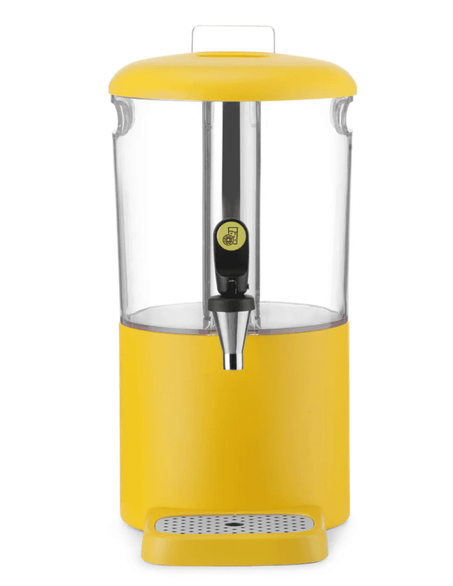 Диспенсер для соків, 4 л UNIQ, HENDI Жовтий, 425022, 315x211x(H)431мм - зображення 1