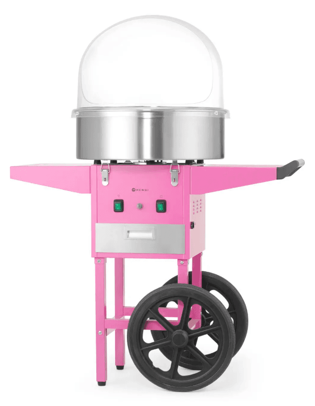 Апарат для приготування цукрової вати, пастельно-рожевий, 220-240В/1130Вт, 948x520x(H)914мм 282809 Hendi - зображення 1