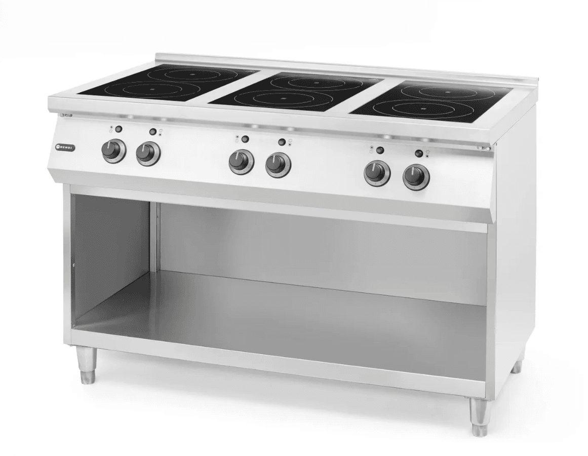 Індукційна плита на 6 конфорок, HENDI, 400В/25500Вт, 1200x700x(H)890мм 237397 Hendi - зображення 1