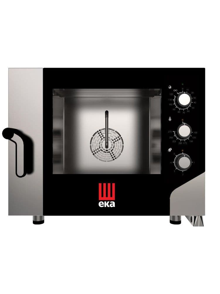 Конвектомат-Піч конвекційна парова, піч Millenial, Smart Bakery, електрична, з електронним керуванням 4x 600x400 мм MKF464S Hendi Podwójne szkło szyby;Stal nierdzewna - зображення 1