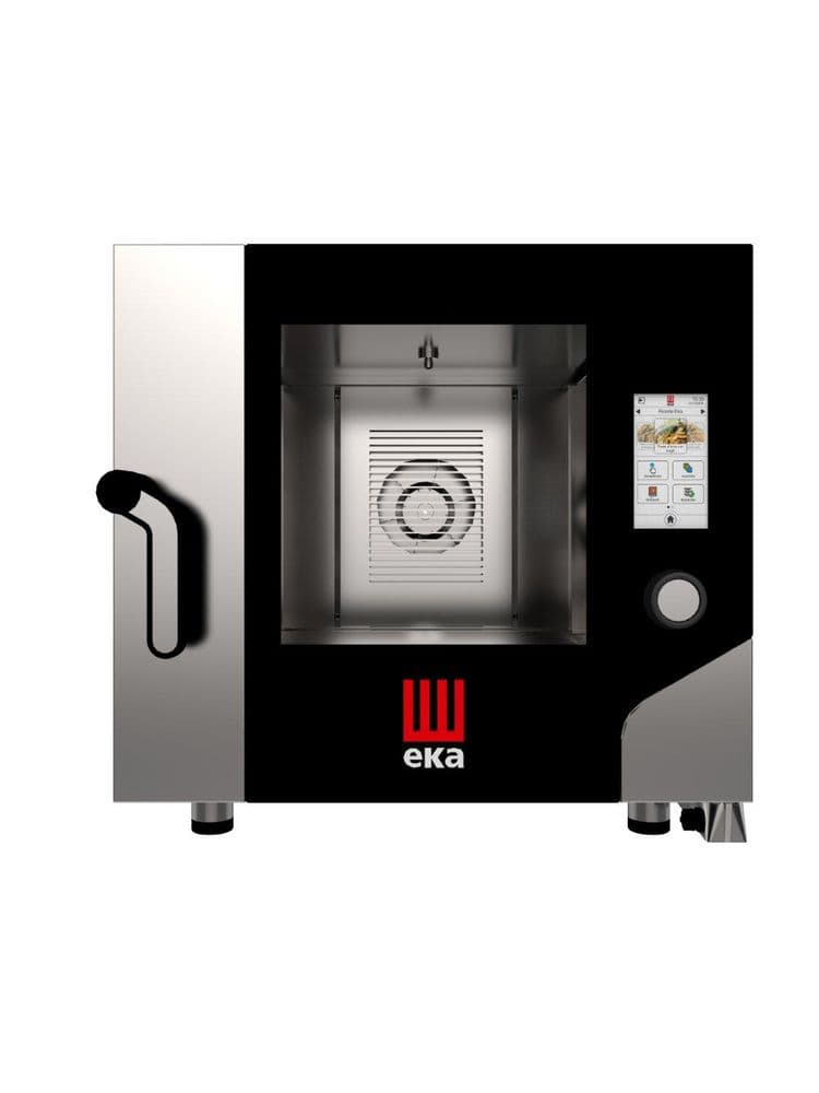 Конвектомат - Піч конвекційна парова Millenial Touch Screen Gastro з системою миття 5x GN 1/1, електрична, з електронним управлінням MKF511TS Hendi Double pane glass;18/0 Stainless steel - зображення 1