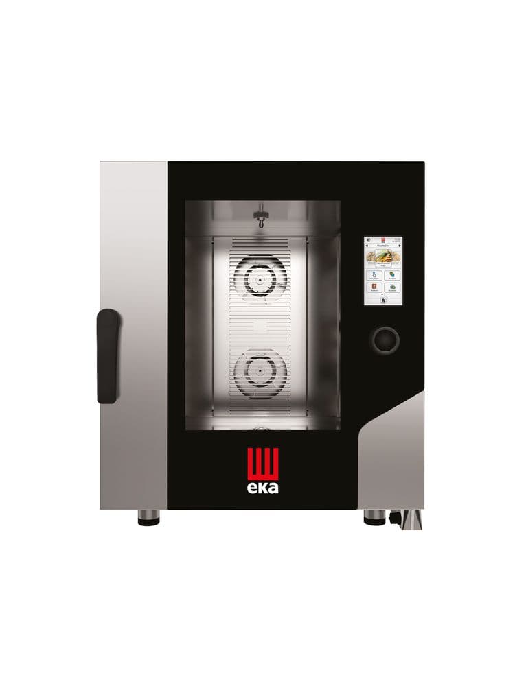 Конвектомат - Піч конвекційна парова Millenial Touch Screen Gastro з системою миття 7x GN 1/1, електрична, з електронним управлінням MKF711TS Hendi Double pane glass;18/0 Stainless steel - зображення 1