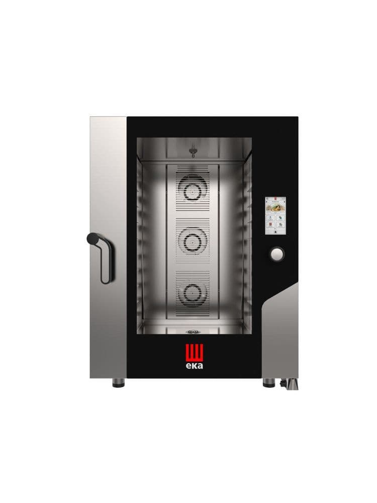 Конвектомат-Піч конвекційна парова ,піч Millenial, чорний Mask Bakery для кондитерських виробів та випічки, електрична, 600х400 MKF1664BM Hendi Double pane glass;18/0 Stainless steel - зображення 1