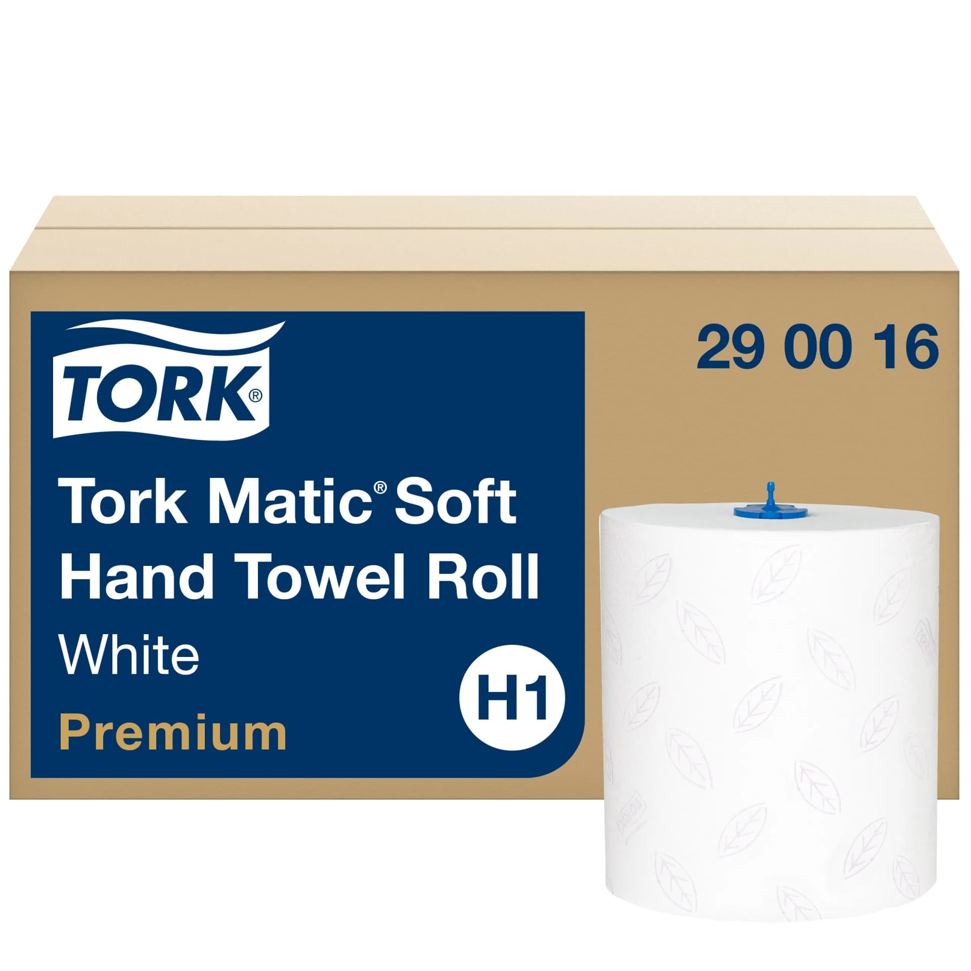 Рушники в рулонах Tork Matic Premium Soft, білі, 2 шари, 100 м, 400 листів, 1 рулон - зображення 1