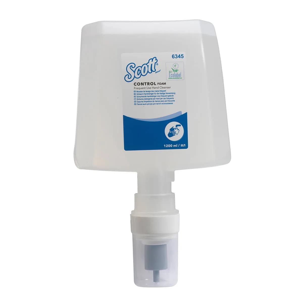 Мило-піна для рук Kimberly-Clark Scott Control, без запаху і барвників, 1,2 л - зображення 1