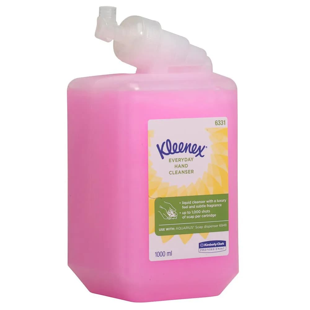 Рідке мило для рук Kimberly-Clark Kleenex Everyday, рожеве, 1 л - зображення 1