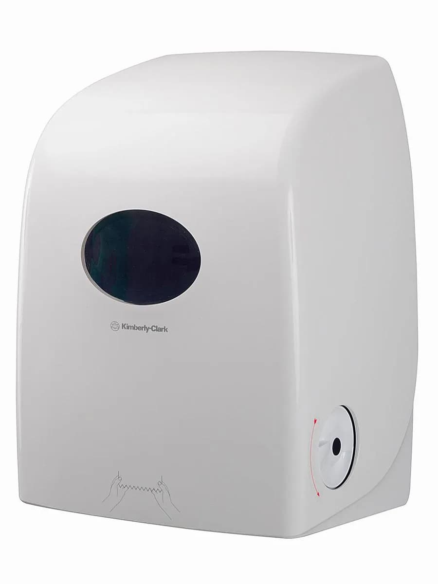 Диспенсер Kimberly-Clark Aquarius для рушників в рулонах, білий - зображення 1