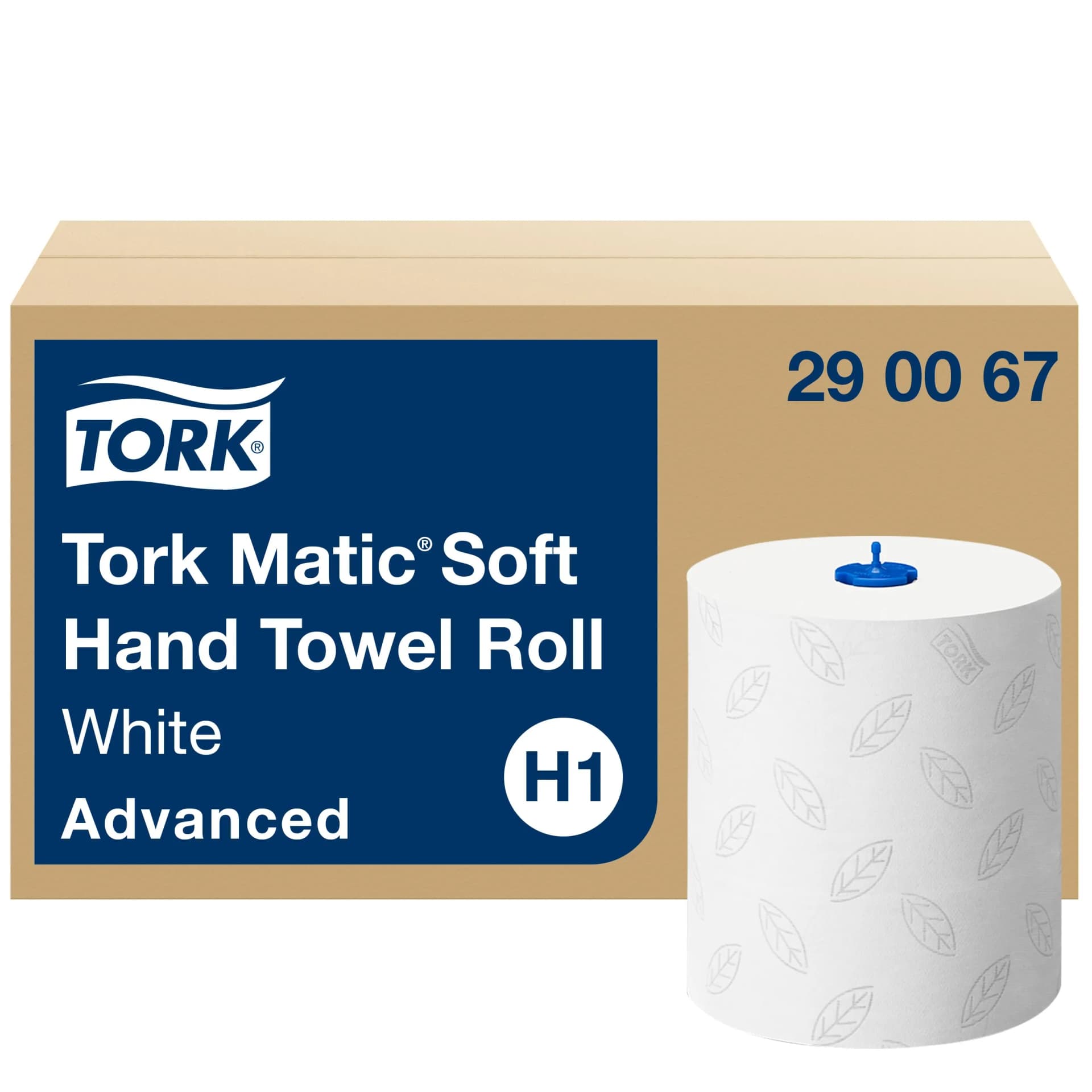 Рушники в рулонах Tork Matic Advanced Soft, білі, 2 шари, 150 м, 600 листів, 1 рулон - зображення 1