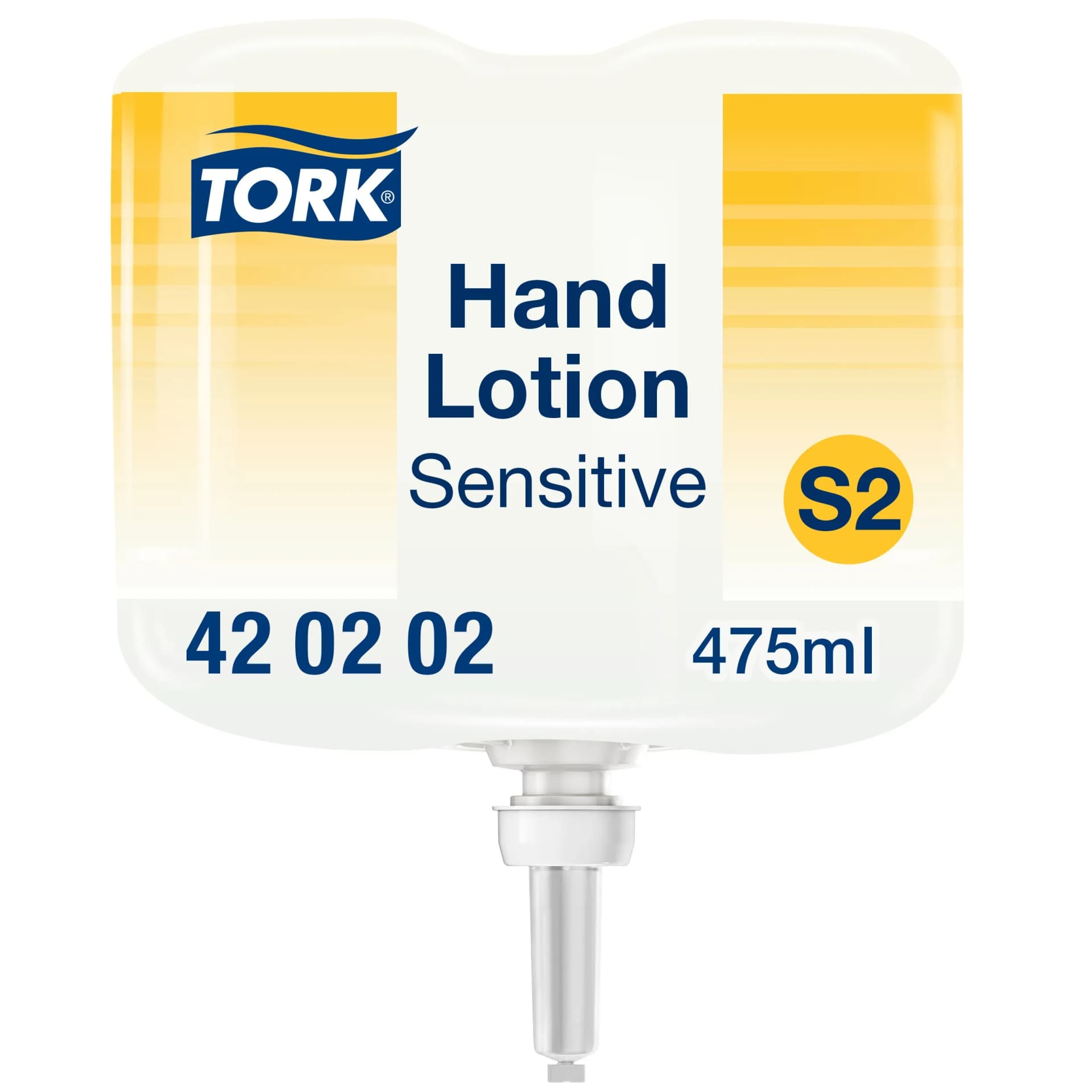 Зволожуючий лосьйон для рук Tork Sensitive, ≈ 475 порцій, 0,475 л - зображення 1