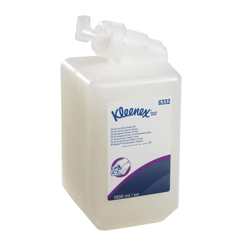 Шампунь-гель для тіла та волосся Kimberly-Clark Kleenex, 1 л - зображення 1