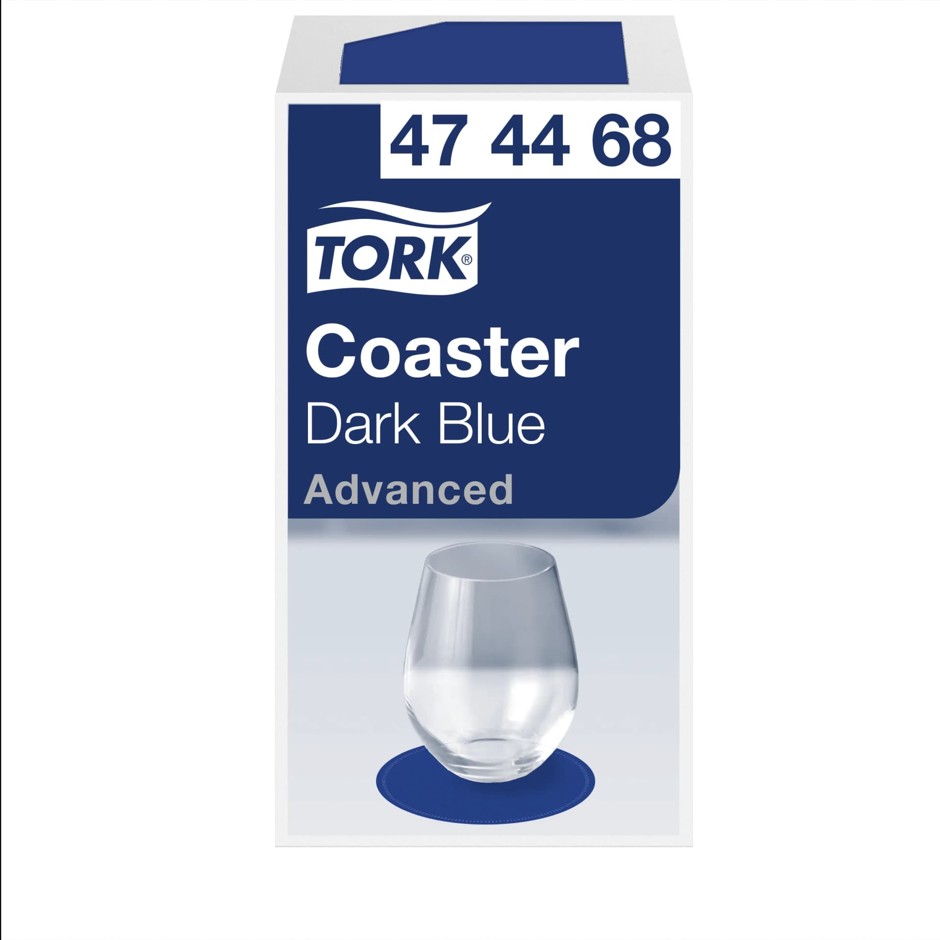 Костери Tork Advanced, рівний край, сині, 250 шт - зображення 1
