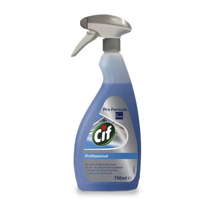 Засіб для миття скляних та глянцевих поверхонь Diversey Cif Professional Window&Multi Surface Cleaner, 750 мл - зображення 1