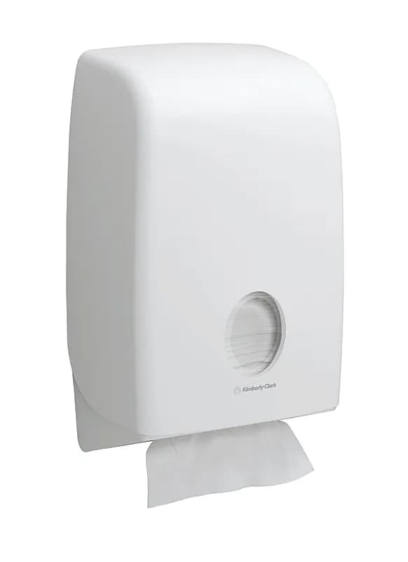 Диспенсер Kimberly-Clark Aquarius для листових рушників, білий - зображення 1
