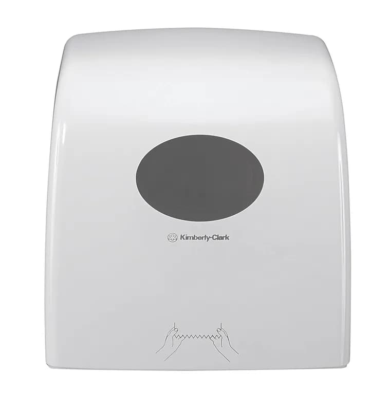 Диспенсер Kimberly-Clark Aquarius для рушників в рулонах Slimroll, білий - зображення 1