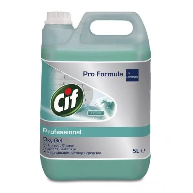Засіб для миття підлоги та інших водостійких поверхонь Diversey Cif Professional All Purpose Cleaner Oxy-Gel Ocean, 5 л - зображення 1