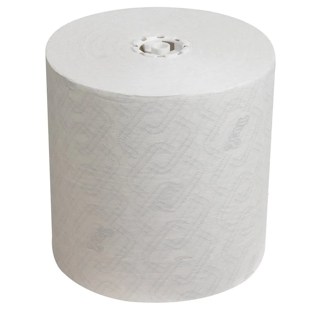 Рушники в рулонах Kimberly-Clark Scott Essential, білі, 1 шар, 350 м, 1400 відривів, 1 рулон - зображення 1