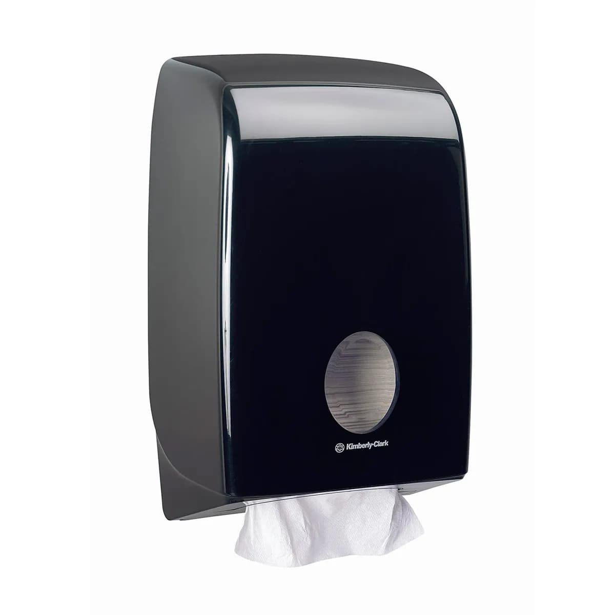 Диспенсер Kimberly-Clark Aquarius для листових рушників, чорний - зображення 1