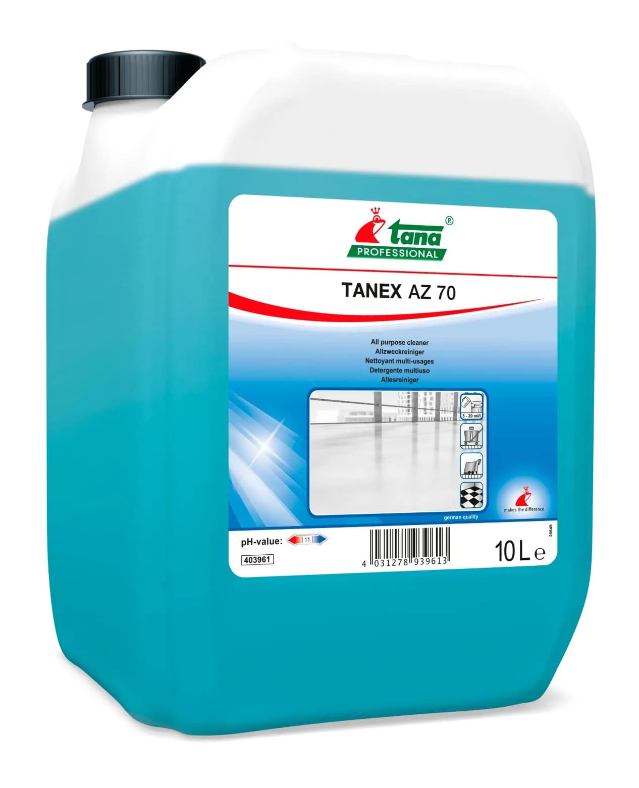 Засіб для очищення Tana TANEX AZ 70, 10 л - зображення 1