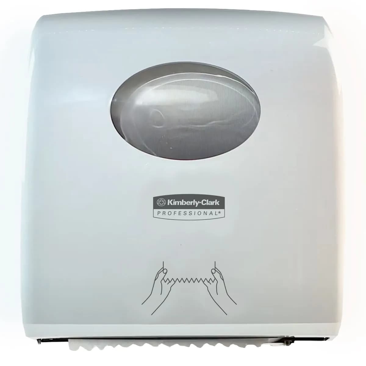 Диспенсер Kimberly-Clark Aquarius для рушників в рулонах Slimroll, білий - зображення 1