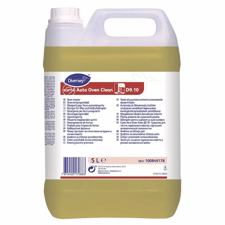 Лужний засіб для догляду за пароконвекторами Diversey Suma Auto Oven Clean D9.10, 5 л - зображення 1
