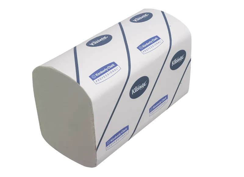 Листові рушники Kimberly-Clark Kleenex Ultra Super Soft складання Z, білі, 3 шари, 96 листів - зображення 1