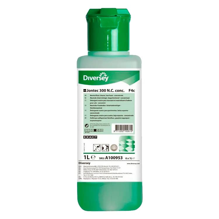 Дозуюча ємність з концетратом Diversey TASKI Jontec 300 N.C. conc Db, 1 л - зображення 1