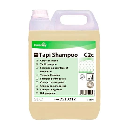 Засіб для сухої пінної чистки коврових покриттів Diversey TASKI Tapi Shampoo, 5 л - зображення 1