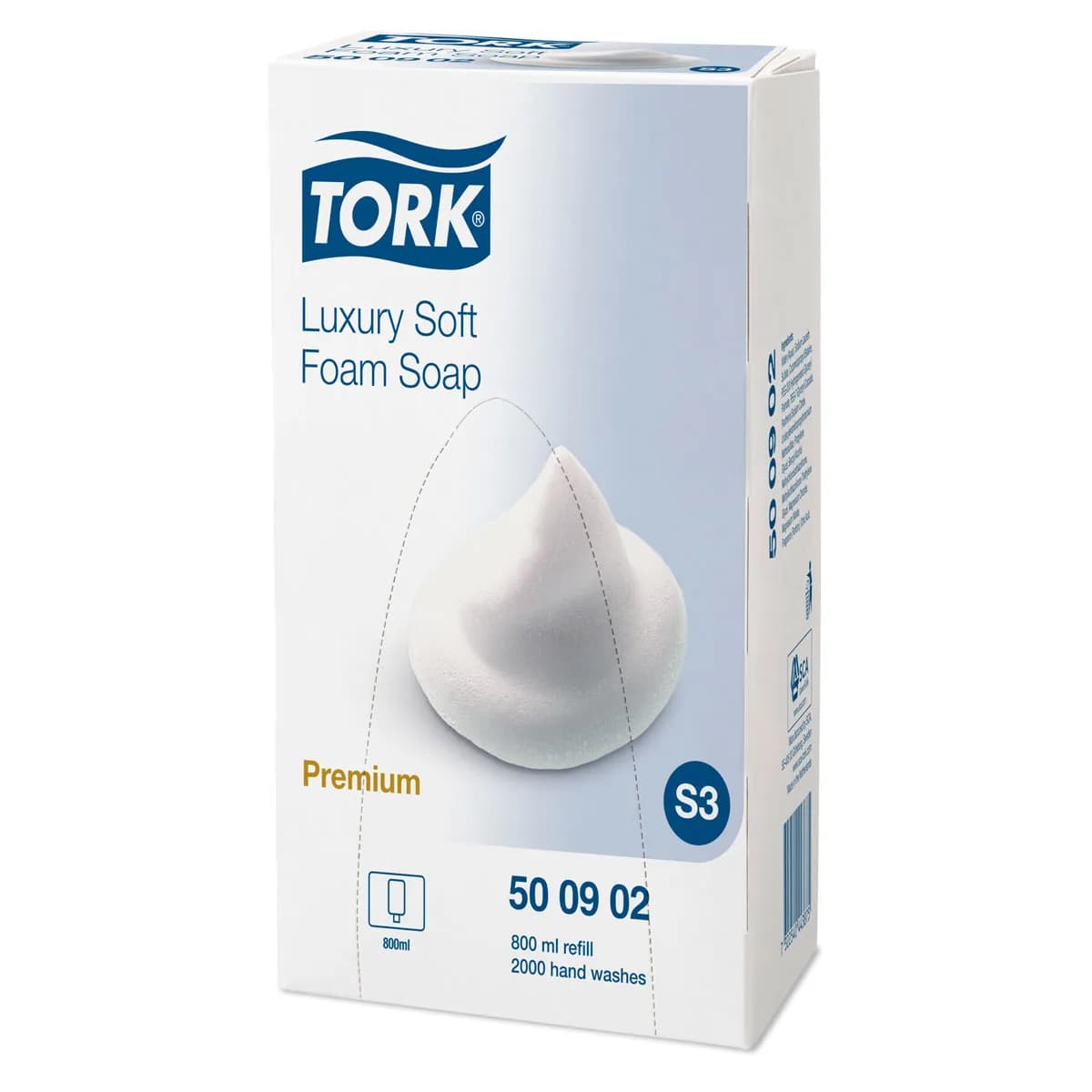 Мило-піна для рук Tork Luxury Premium, 800 мл, ≈ 2000 порцій - зображення 1