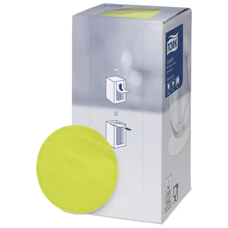 Костери Tork Advanced круглі, лайм, 250 шт - зображення 1