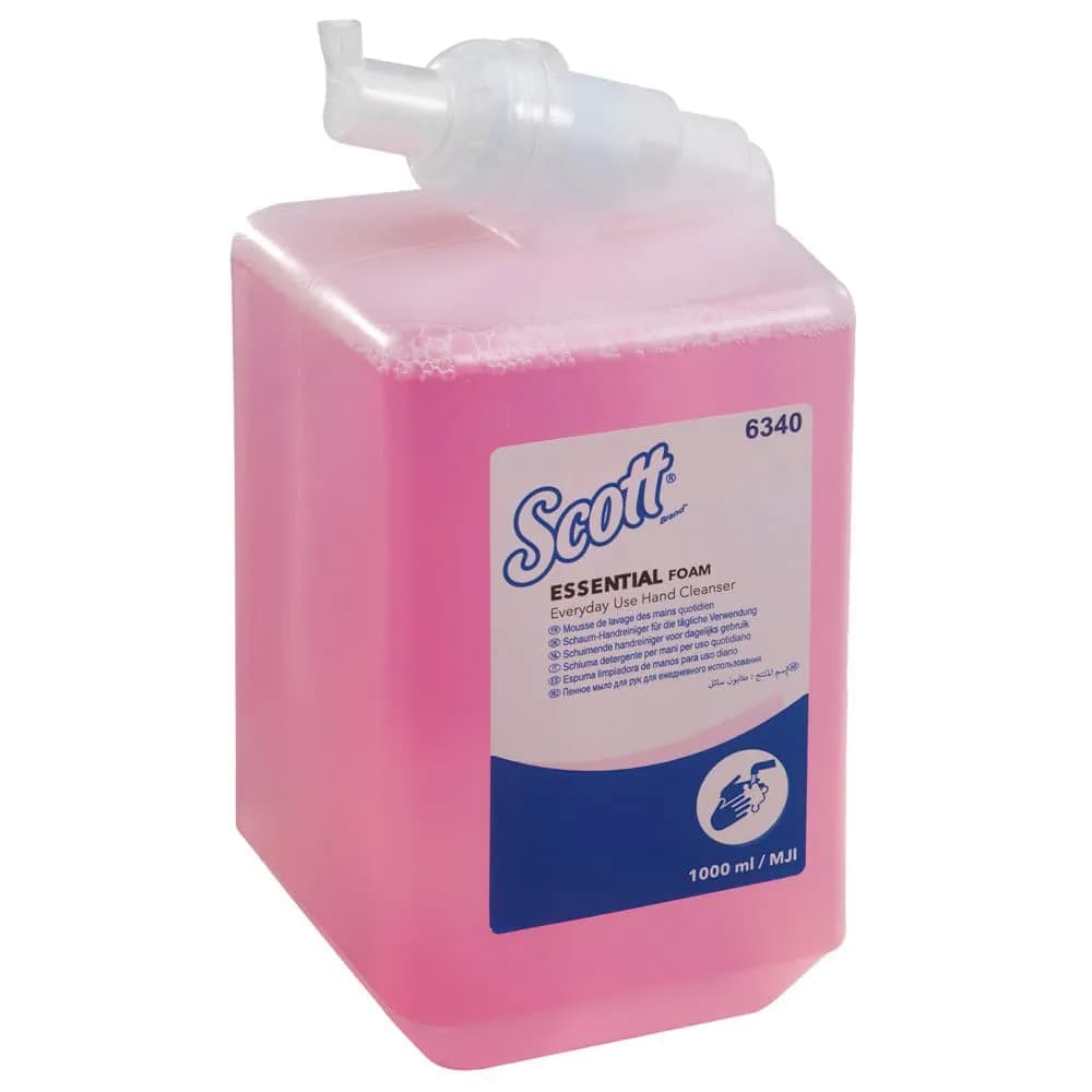 Мило-піна для рук Kimberly-Clark Scott Essentia Everyday, рожеве, 1 л - зображення 1