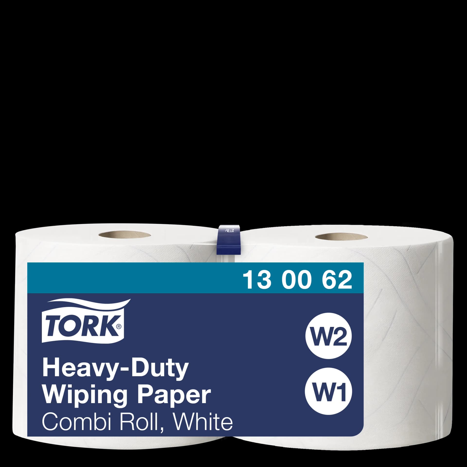 Папір для протирання в рулонах Tork Advanced підвищеної міцності, білий, 2 шари, 170 м, 500 листів, 1 рулон - зображення 1
