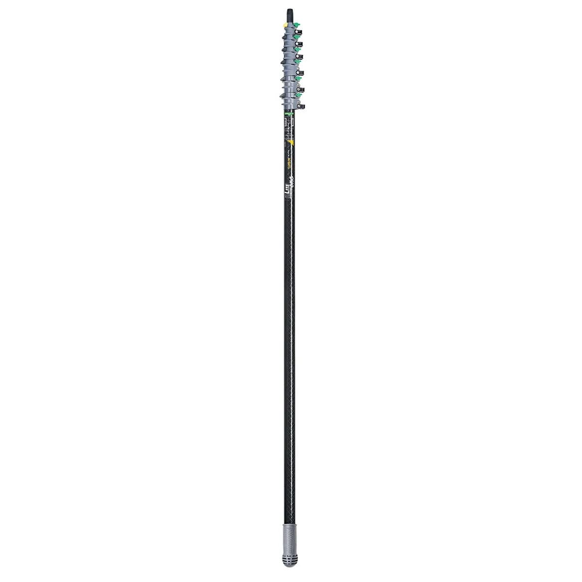 Телескопічна штанга з подачею води Unger HiFlo nLite One Carbon Fibre Pole, карбон, 6 секцій, 9,5 м - зображення 1
