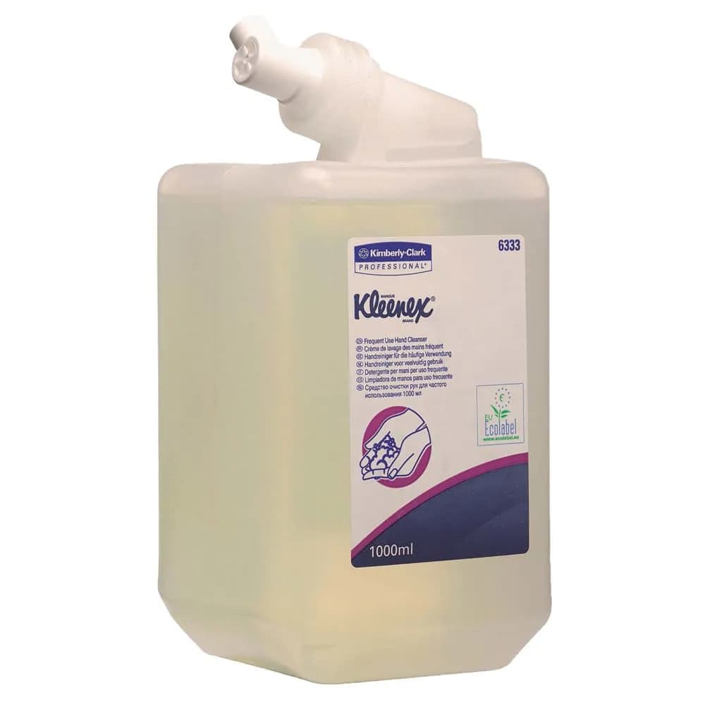 Рідке мило для рук Kimberly-Clark Kleenex, без запаху і барвників, 1 л - зображення 1